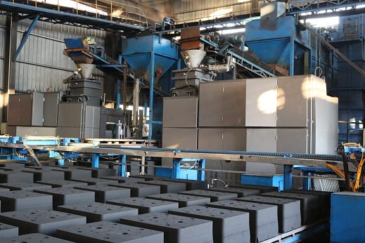 automatical sand casting production line 5